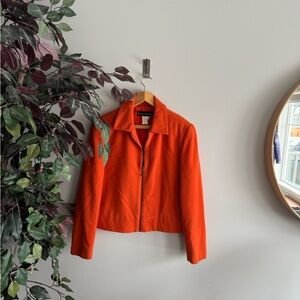 Bianca nygard 10 wool Vibrant Orange Blazer